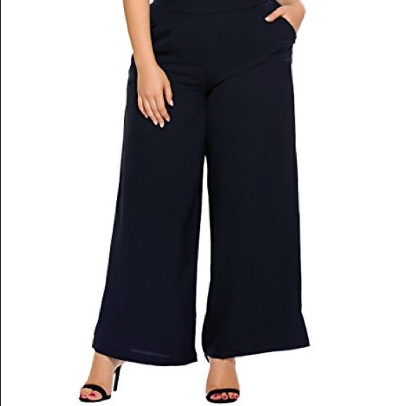 zeagoo Pants - Zeagoo Plus Size Wide Trouser